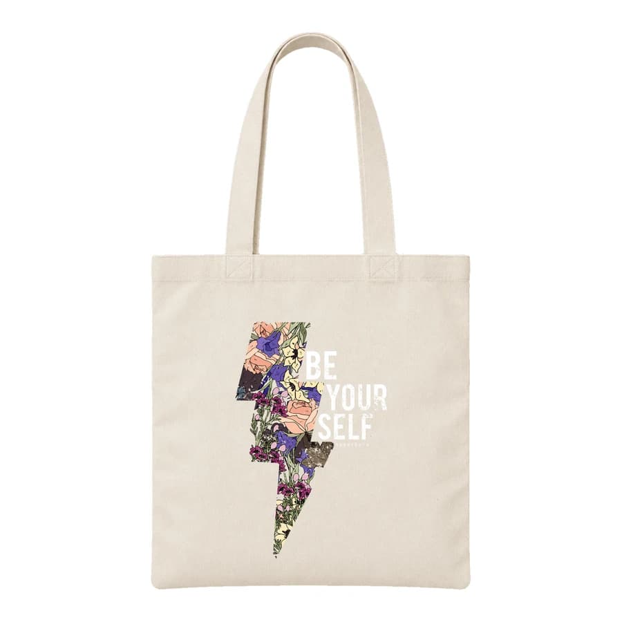 Tote bag — Beyourself — Devant — Naturel