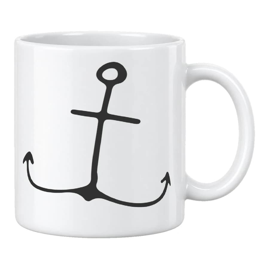 Mug — Petit monde · Illustration douce — Devant — Blanc